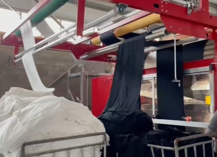 RAISING MACHINE FOR TUBOLAR FABRICS