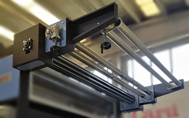 SLATS CENTERING & SCREW ROLLERS UNIT